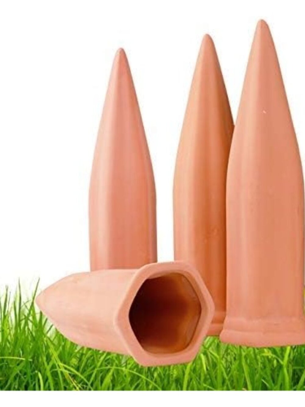 Plant Watering Devices 4 Pack Terracotta Vacation Plant Waterer Wine Bottle Wate